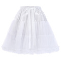 Belle Poque Luxury 3-Layers Soft Tulle Netting Red Crinoline Petticoat Underskirt for Retro Vintage Dresses BP000226-2